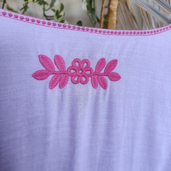 J. Marie Kennedy Embroidered Dress - Picture 6 of 11